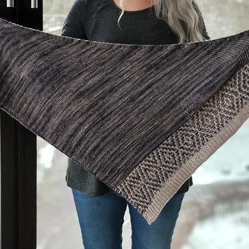 Walk in the Dawn Shawl