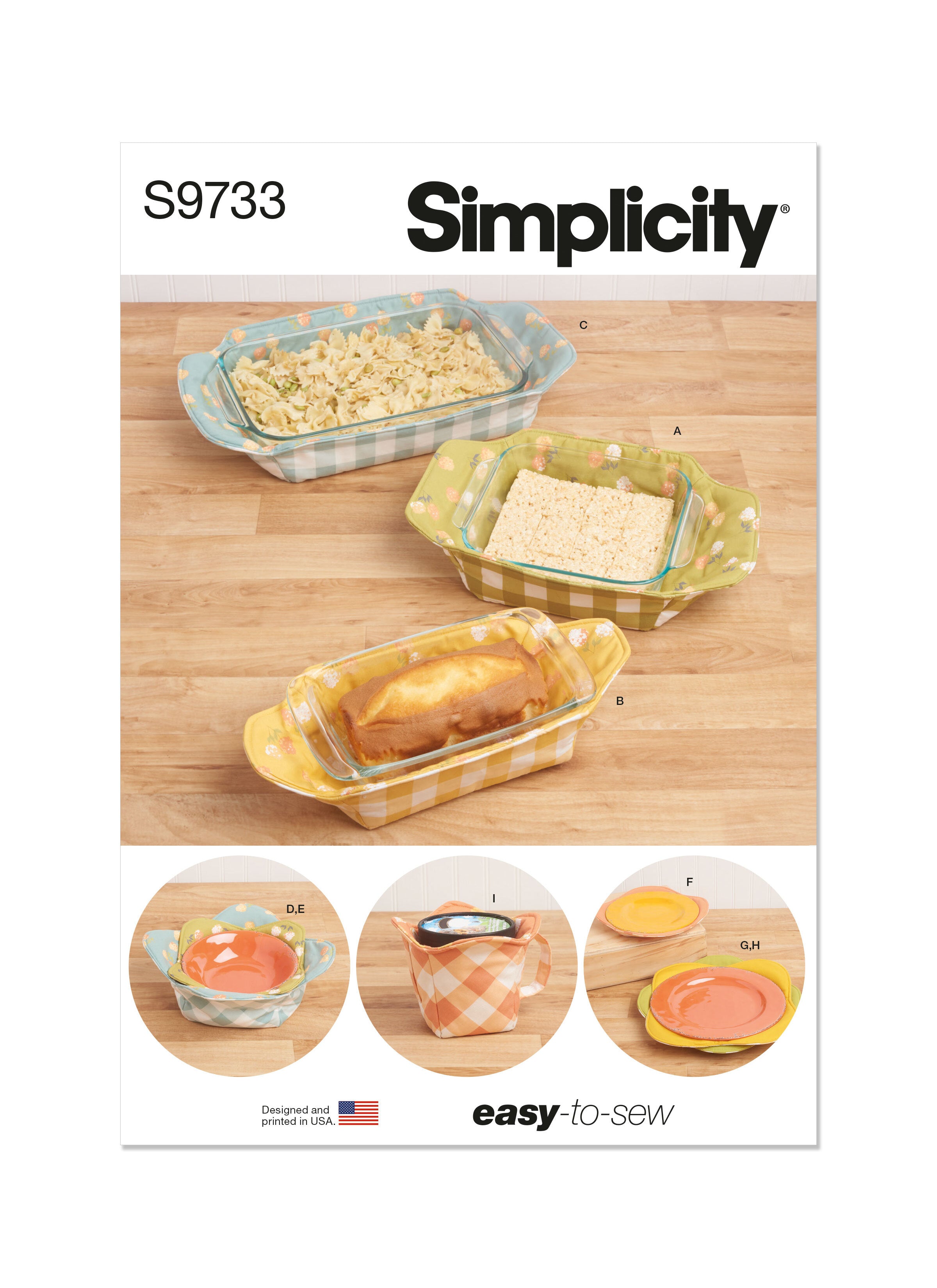 Simplicity Kitchen Cozies S9733 - Sewing Pattern
