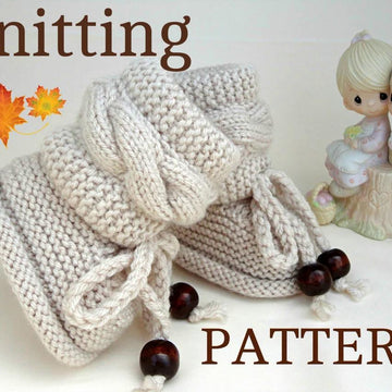 Knitting Pattern Baby Booties Penelope
