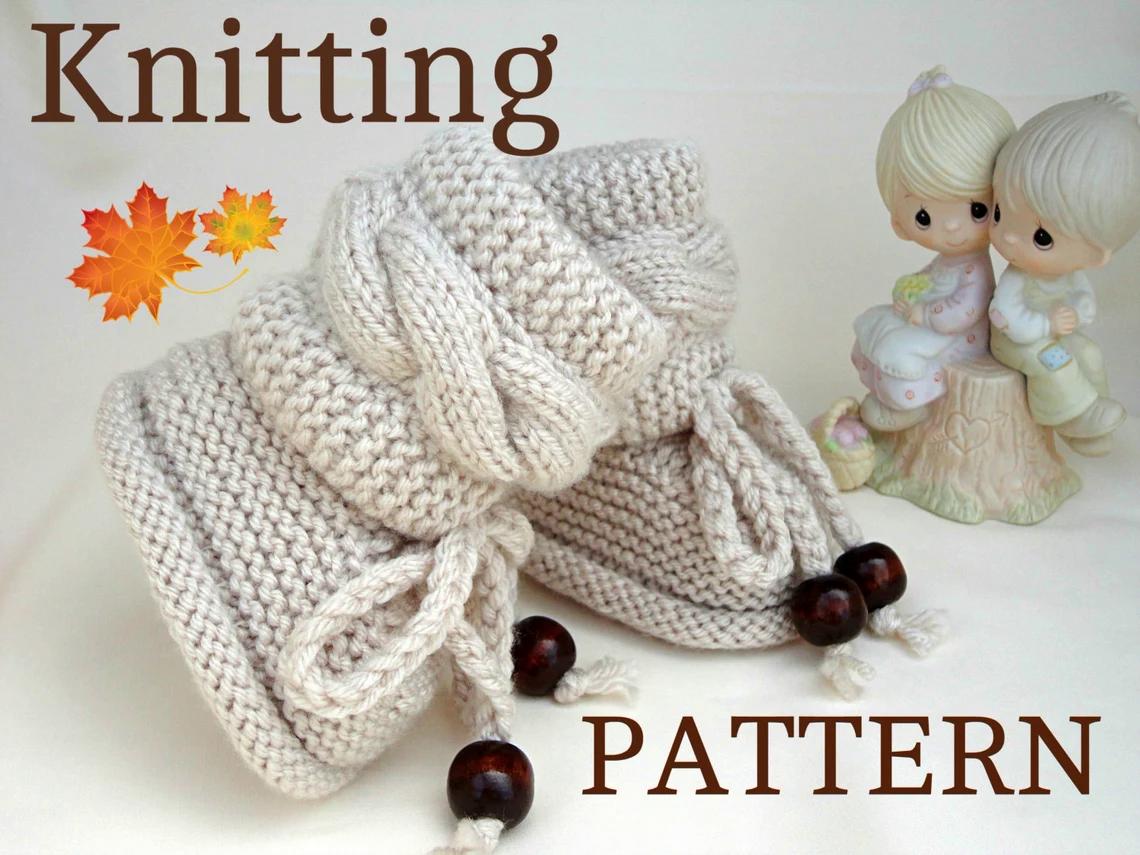 Knitting Pattern Baby Booties Penelope