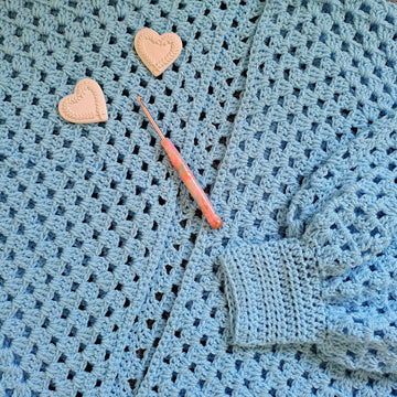 Crochet Lily Hexagon Cardigan Pattern