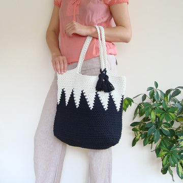 Large Geometric Tote