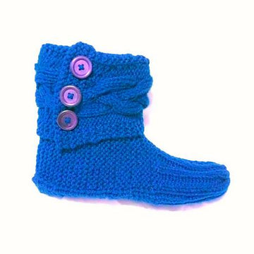 Braided Cuff Slippers Booties