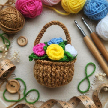 Flower Planter Crochet Pattern PDF + Video Tutorial