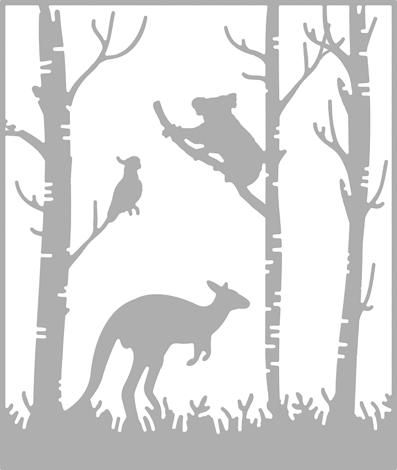Paper Rose Dies - Kangaroo In Forest