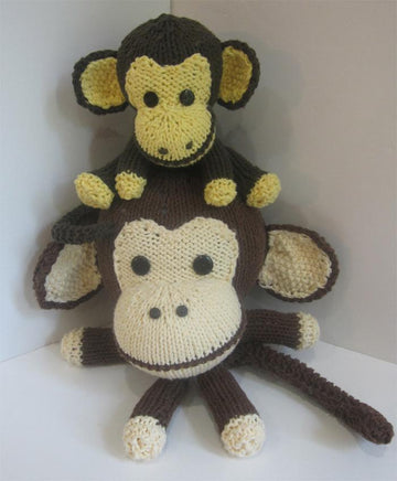 Two Knitkinz Monkeys