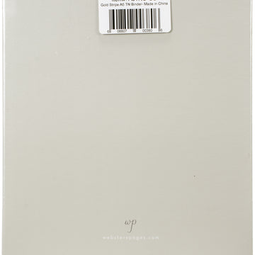 Webster's Pages Color Crush A5 Travel Notebook (no Journal) - Gold Stripe