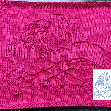 Nr. 728 Bramming elf with heart 89 stitches