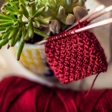 Red Moss Socks