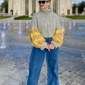 Oversized Crop Pullover