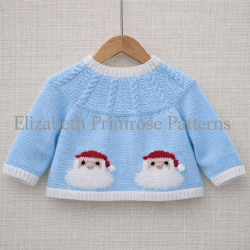 Merry Little Santas Jacket Knitting Pattern P14
