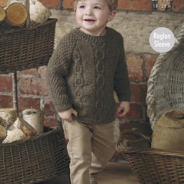 Raglan Tunic & Cardigan in King Cole Fashion Aran - 4561 - Downloadable PDF
