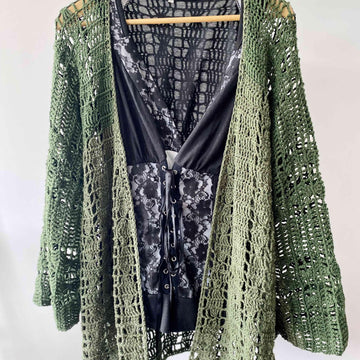 Spring lantern cardigan