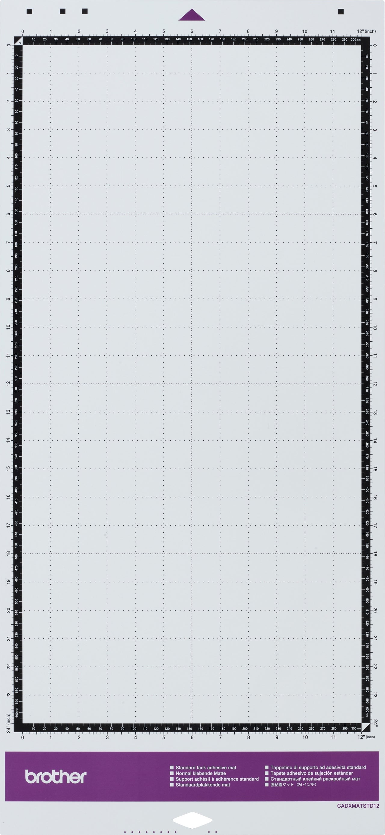 Brother International Brother Scanncut SDX125 Standard Tack Adhesive Mat 12"X24" - 562229