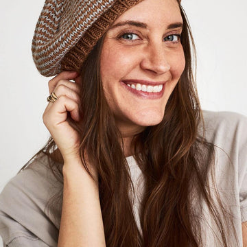 Margaux Striped Beret