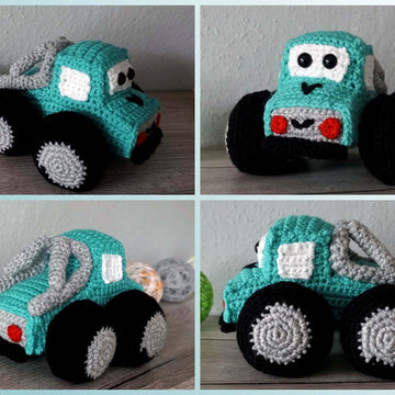 Crochet Pattern Monstertruck Bigfoot