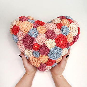 Blooming Heart Pillow