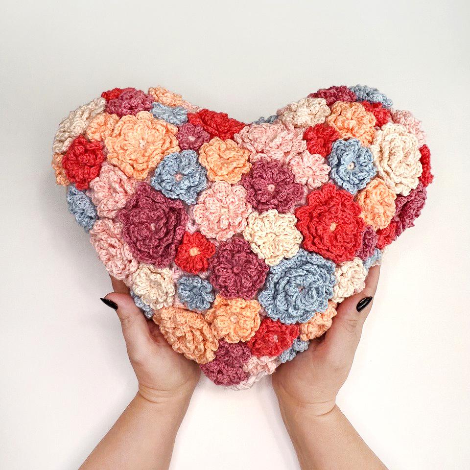 Blooming Heart Pillow