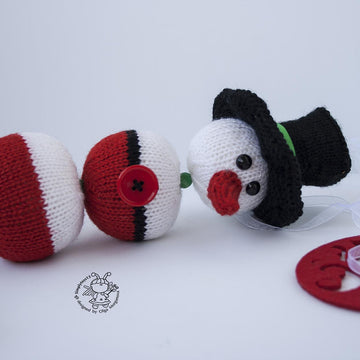 Snowman Bobber Ornament