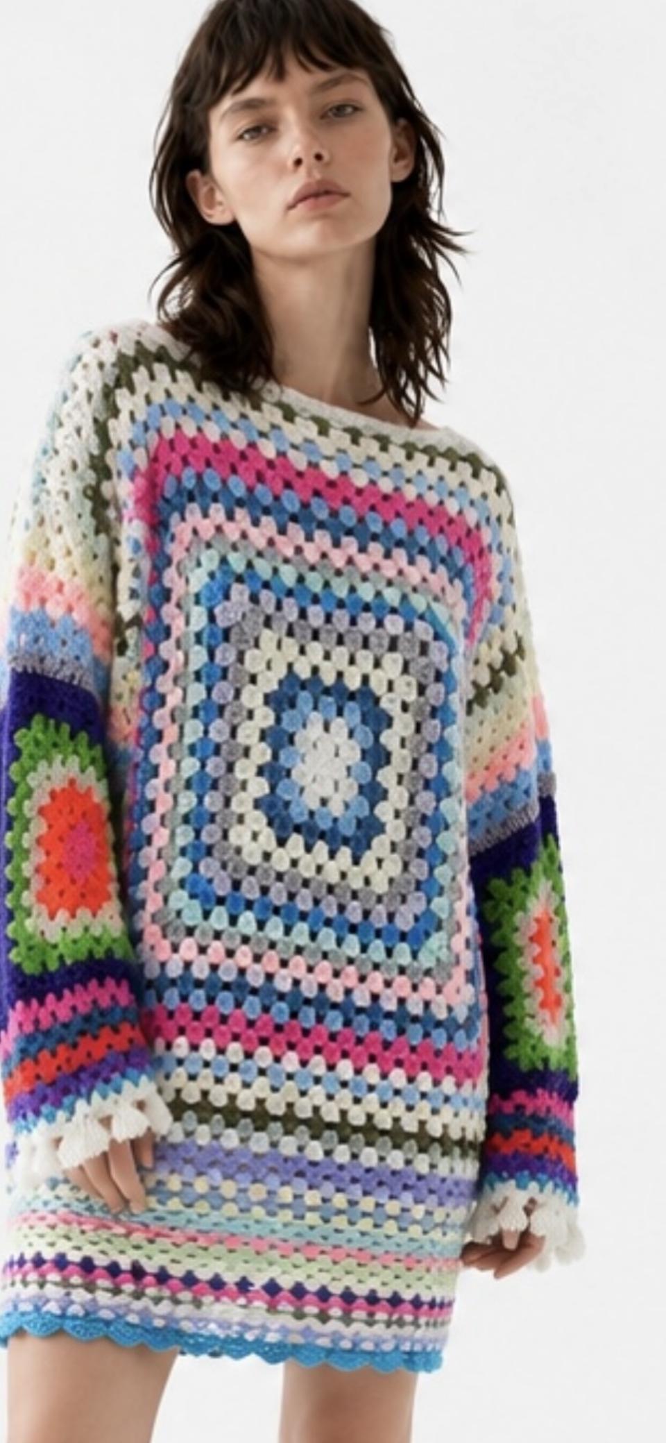 Boho Crochet Dress