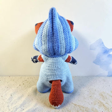 Crochet Fox Doll Amigurumi Pattern PDF, Woodland Fox Couple, Dress Up Doll, Crochet Toy Clothes, Kawaii Fox Plush