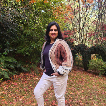 Maya Hexagon Cardigan CAL