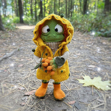 Mr. Sniff (crochet frog pattern, only PDF)