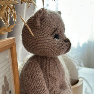 Teddy Bear Knitting Pattern – Classic Knitted Bear by OlaKnittedBears (28 cm)