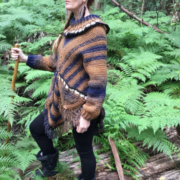 Sacagawea Poncho with Sleeves