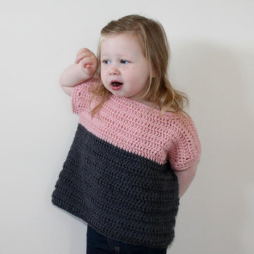 PDF06 Crochet Two Tone Sweater
