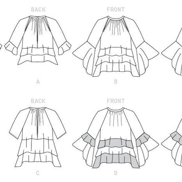 McCall's Misses' Tops M7903 - Sewing Pattern