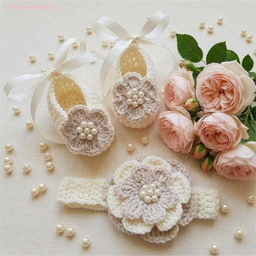 Baby Headband and Booties