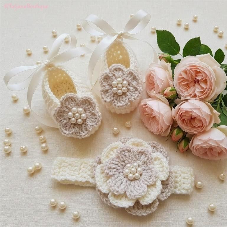 Baby Headband and Booties