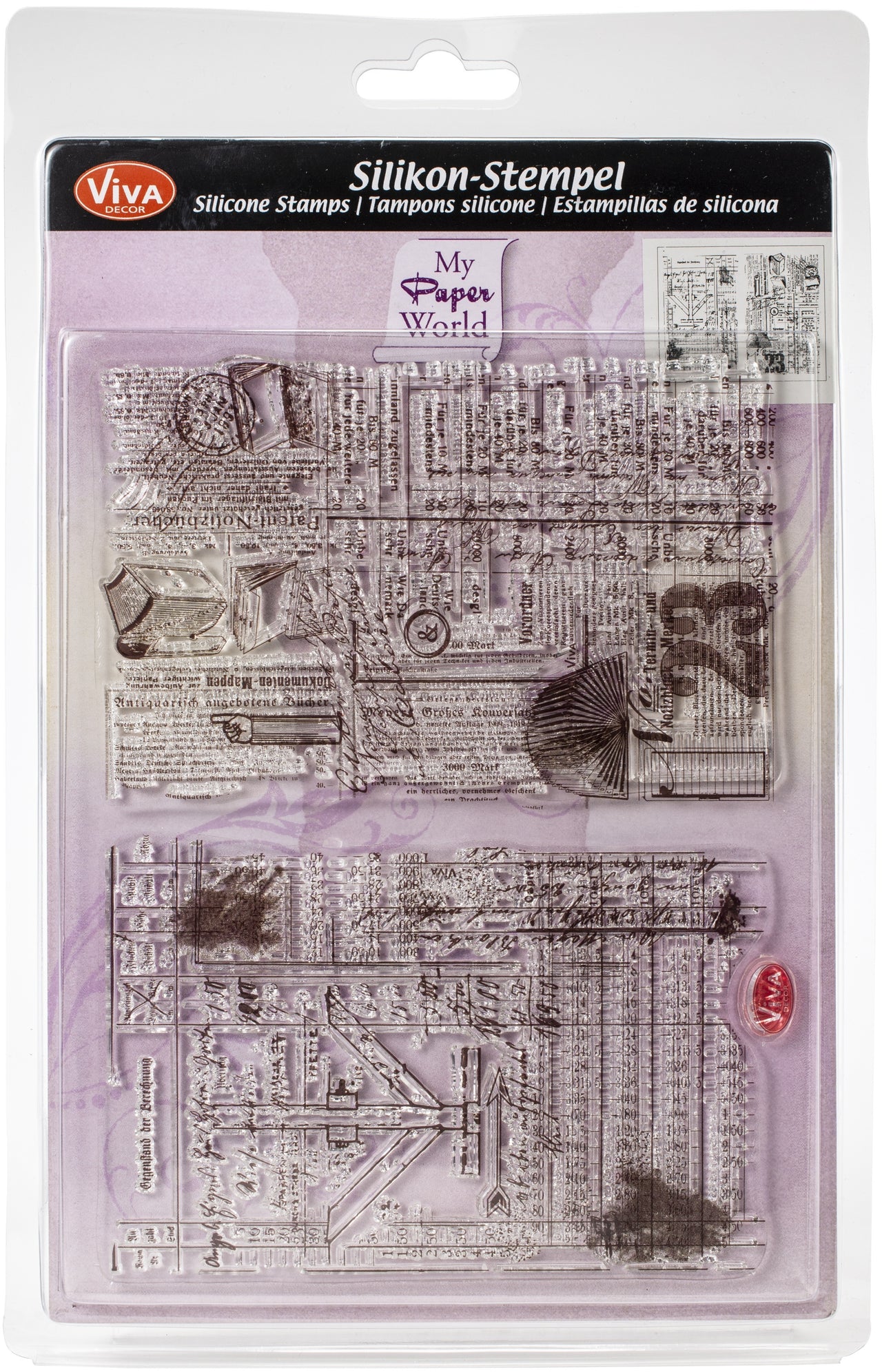 Viva Decor Clear Stamp Set 14cmX18cm - Sketches