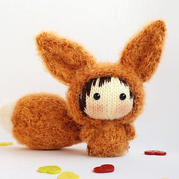 Fennec fox Doll with removable tail.