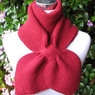 Double Loop Keyhole Scarf
