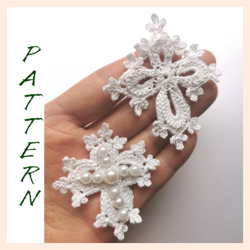Cross Christening favor pattern