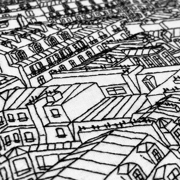 Embroidery and Sage Rooftops of Paris Embroidery Kit - 8 1/4in W x 8 1/4in L x 3/8in D