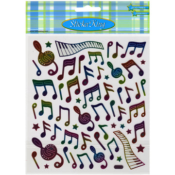 Tattoo King Sticker King Stickers - Music Notes