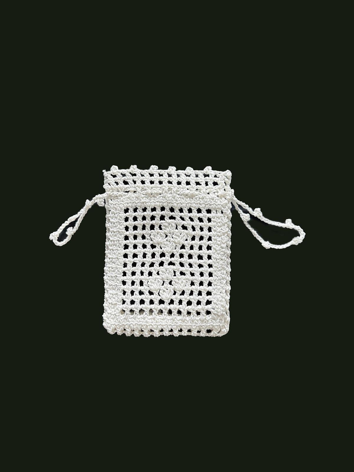 Floral Drawstring mini bag