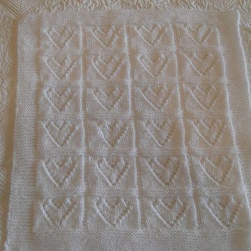 Baby Heart Blanket
