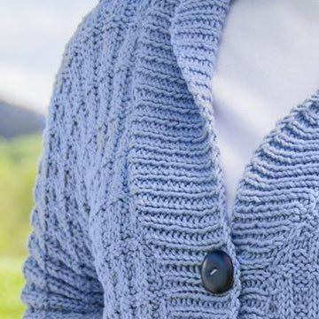 Tweed Rib Cardigan #184