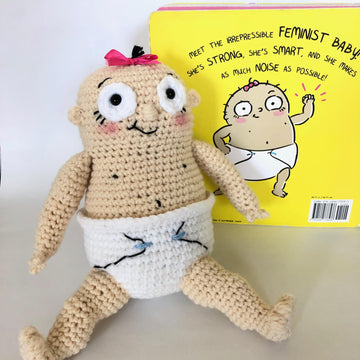 Feminist Baby stuffed toy