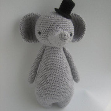 Elephant with Hat Crochet Amigurumi Pattern