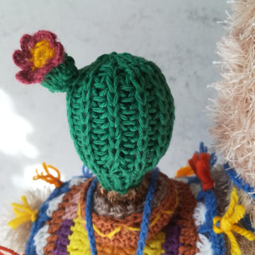 Knitting Pattern - llama alpaca soft toy from yarn