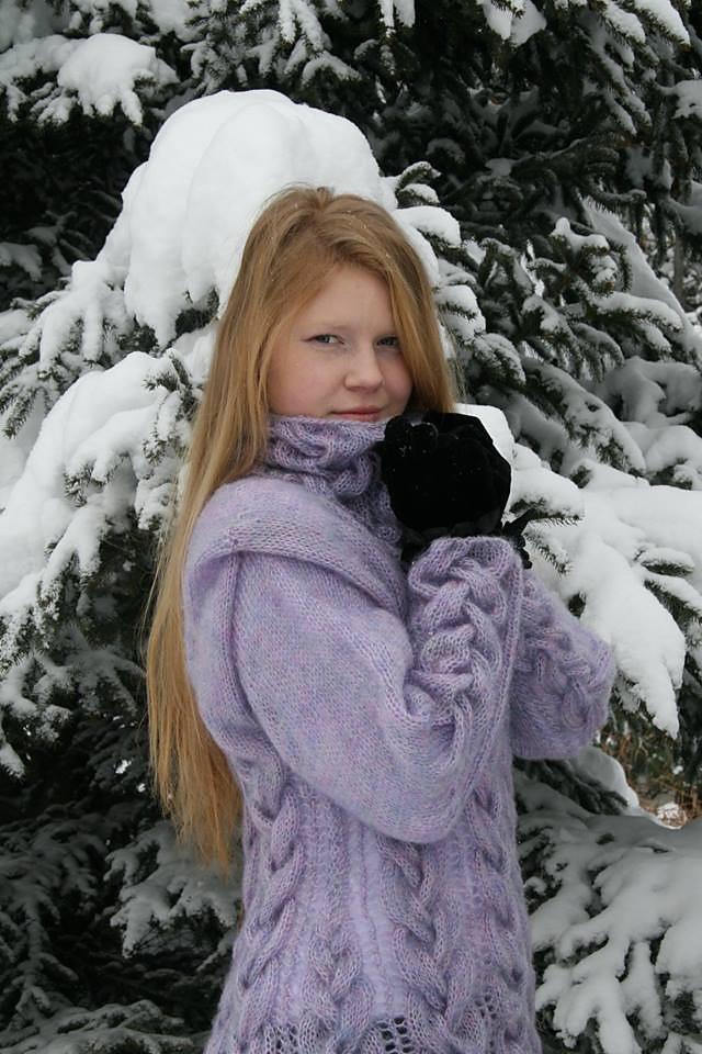 Purple Winter in Wonderland