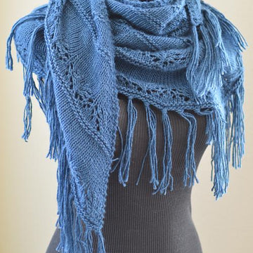 #181 Sapphire Lace Shawl