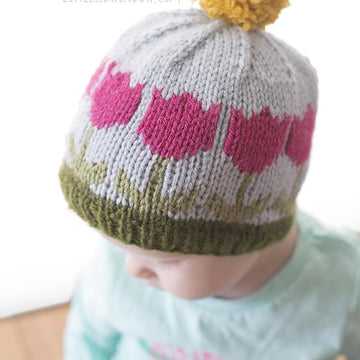 Fair Isle Spring Tulip Hat