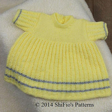 Sailor Dress Knitting Pattern #186