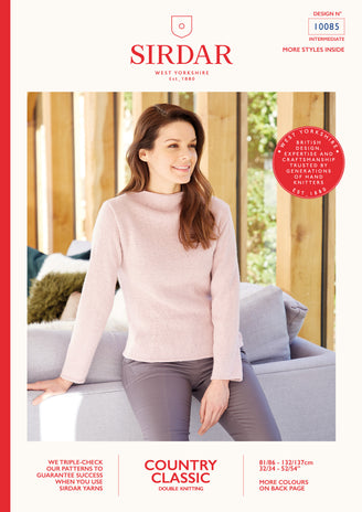 Jumper in Sirdar Country Classic DK - 10085 - Leaflet